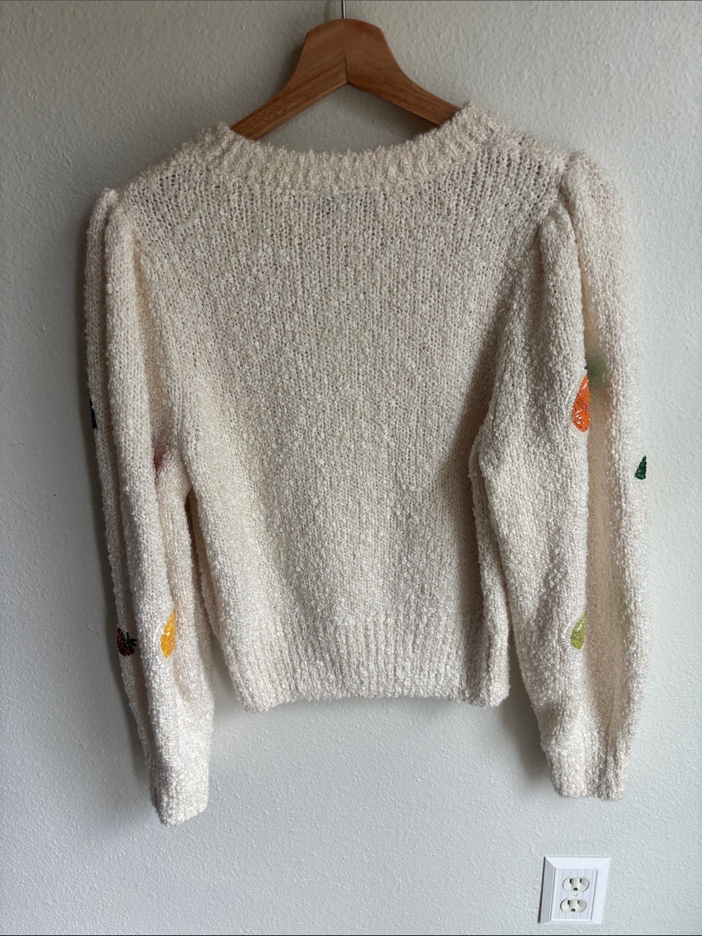 & Other Stories Wool Blend Cozy Fruit Sweater Small - Picture 6 of 9